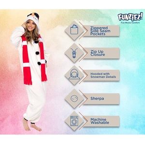 NEW snowman onesie S